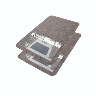 Conni Floor Mat - Compact - Grey - 2 PACK