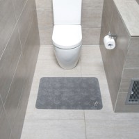 Absorbent and Waterproof Floor Mat - Compact - Grey