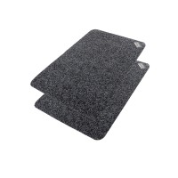 Conni Floor Mat - Compact - Black and White Marble - 2 PACK