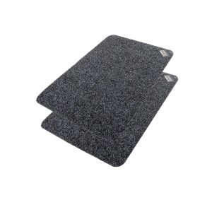 Conni Floor Mat - Compact - Black and White Marble - 2 PACK