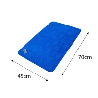 Absorbent and Waterproof Floor Mat - Compact - Royal Blue