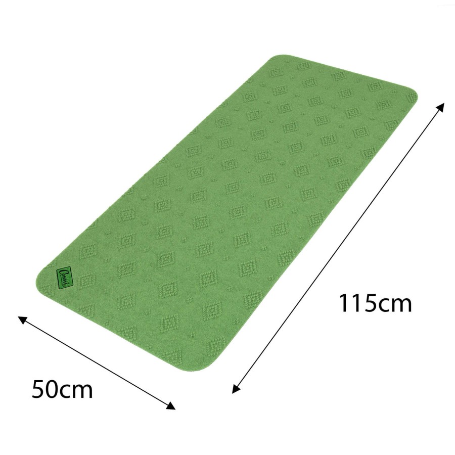 Anti Slip Absorbent Floor Mat - Mid Runner - Green