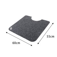 Conni Toilet Floor Mat - Marble