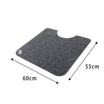 Conni Toilet Floor Mat - Marble
