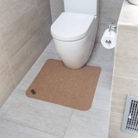 Conni Toilet Floor Mat - Pebble