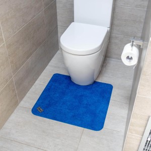 Conni Toilet Floor Mat - Royal Blue