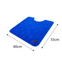 Conni Toilet Floor Mat - Royal Blue