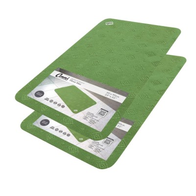 Anti Slip Absorbent Floor Mat - Classic - Green - 2 PACK