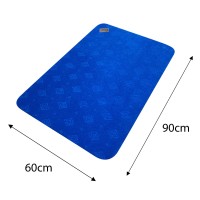 Anti Slip Absorbent Floor Mat - Classic - Royal Blue - 2 PACK