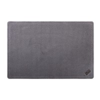 Anti-Slip and Absorbent Floor Mat - Waffle - Grey 