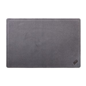 Anti-Slip and Absorbent Floor Mat - Waffle - Grey 