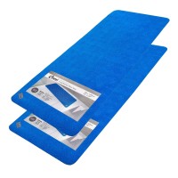 Anti Slip Absorbent Floor Mat - Long Runner - Royal Blue - 2 PACK