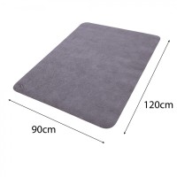 Anti Slip Absorbent Floor Mat - Double Classic - Grey