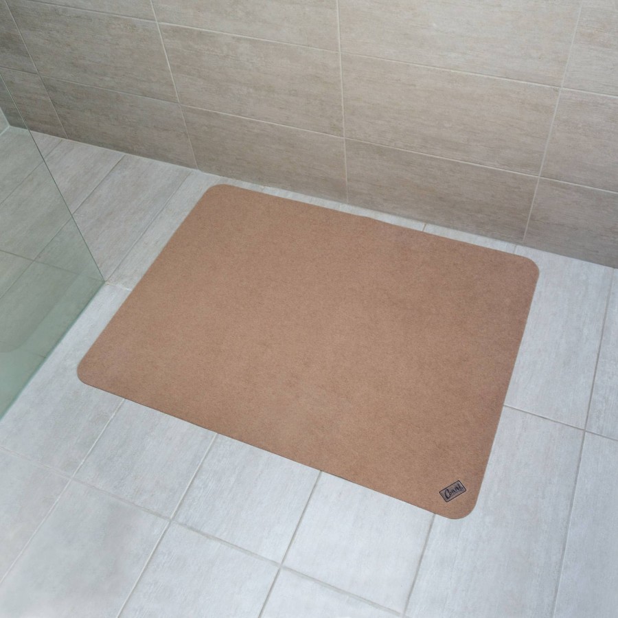 Anti Slip Absorbent Floor Mat - Double Classic - Pebble