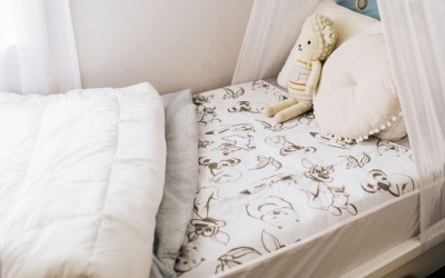 Conni Kids Bed Pad on Childs Bed