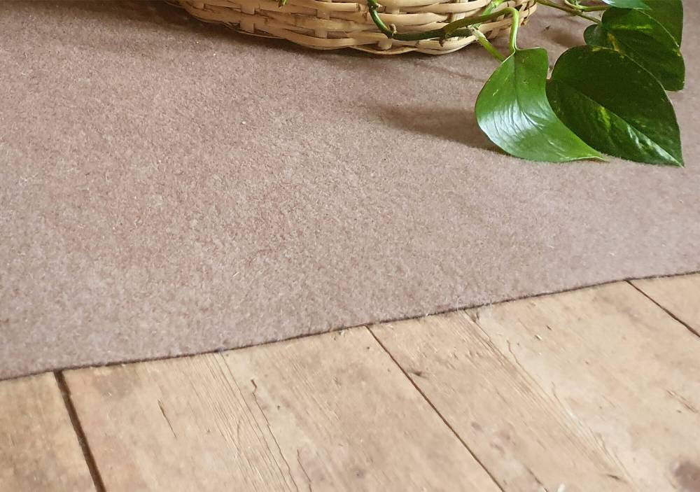 floor mat looks strikingly similar to a rug